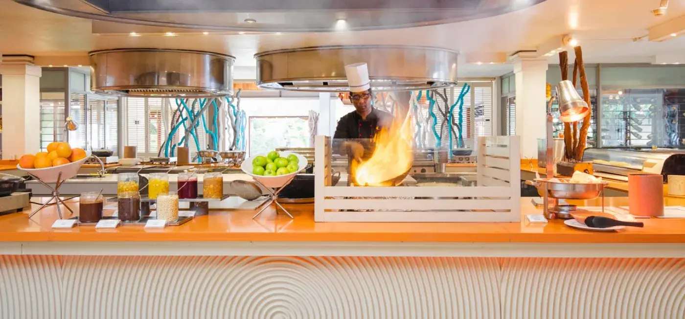 Cooking Station view of Tamassa Bel Ombre Mauritius, Mauritius
